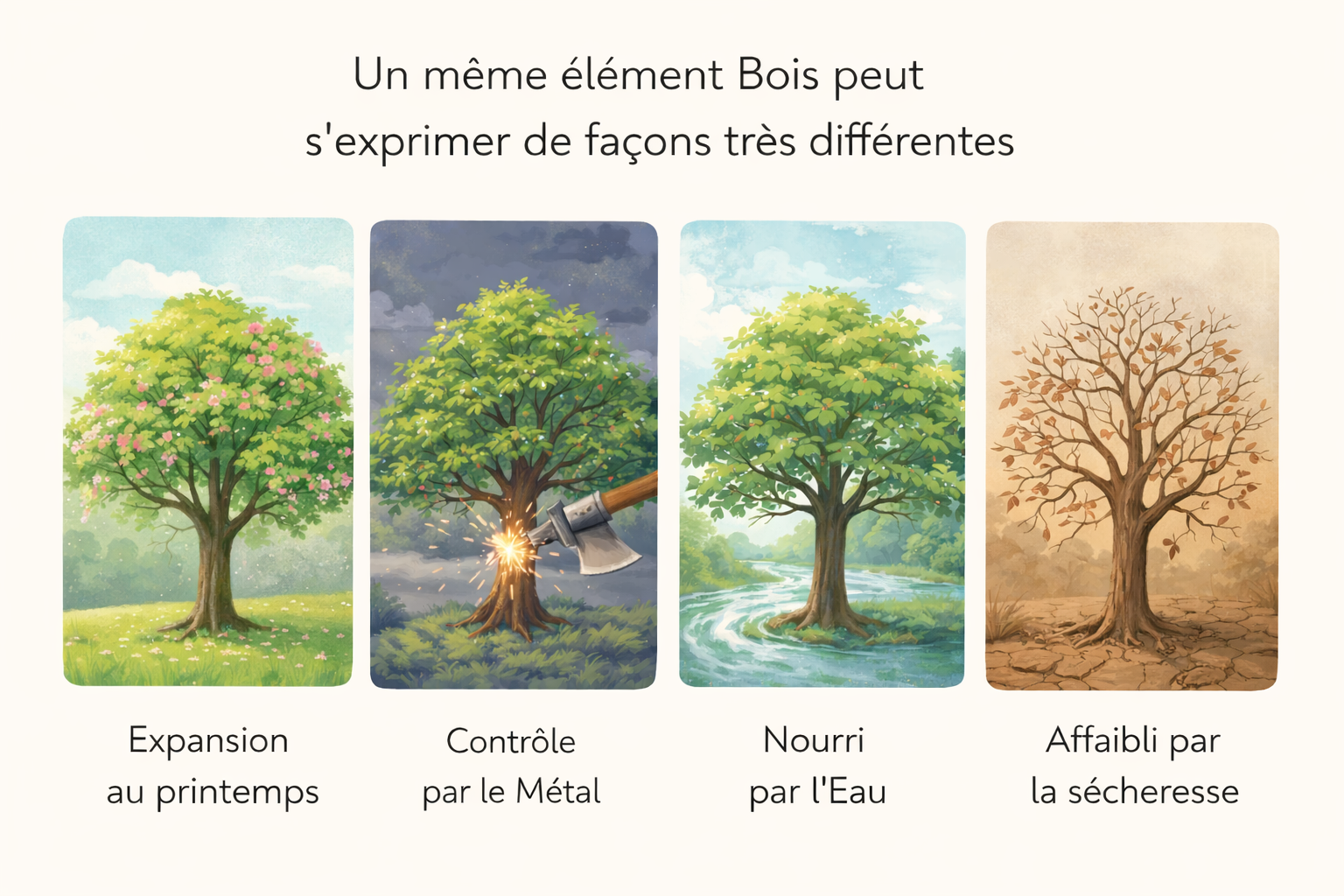 L&rsquo;expression des éléments en BaZi