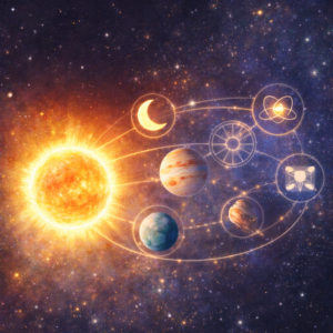 soleil theme astrologique interactions planètes lecture globale astrologie